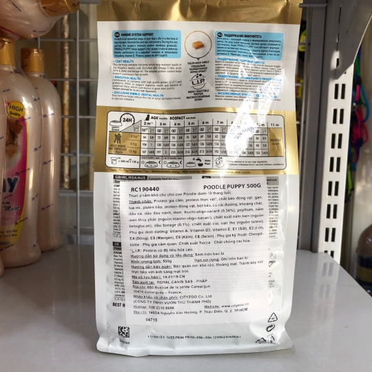 THỨC ĂN ROYAL CANIN JUNIOR DÀNH CHO POODLE GÓI 500G