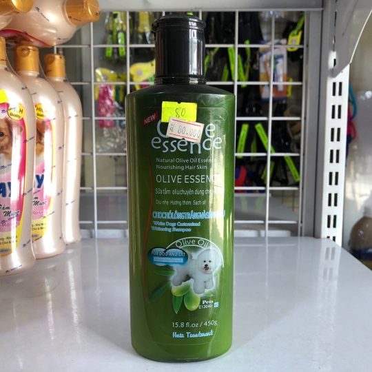 Sữa tắm cho chó mèo lông trắng và sáng màu Olive Essence