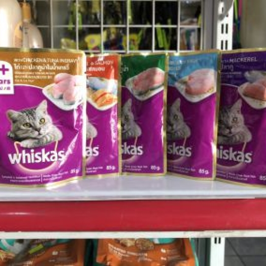 Pate whiskas cho mèo gói 85gr