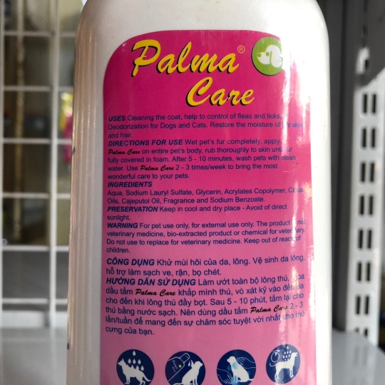 Dầu tắm Palma Care 500ml (3 trong 1) hiệu quả vượt trội